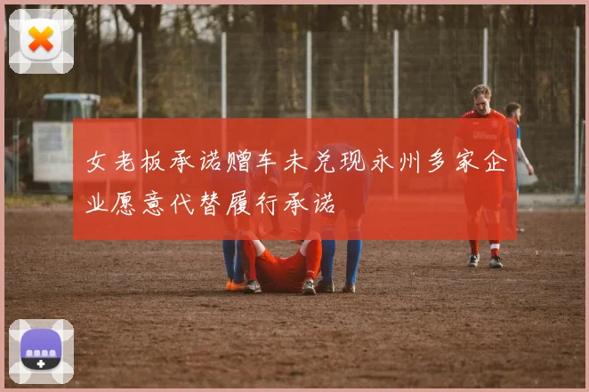 女老板承诺赠车未兑现永州多家企业愿意代替履行承诺